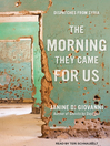 Cover image for The Morning They Came For Us